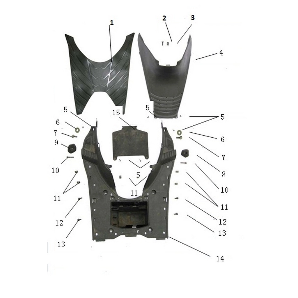 ASYA ECO100 (100-ECO) IC GRENAJ GOVDE IC KAPAK #AS100T-EC F2504